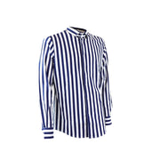 CAMICIA A RIGHE BLU