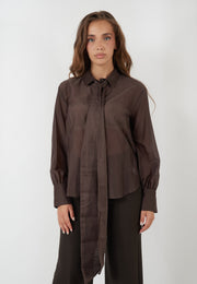 CAMICIA ASTI MARRONE