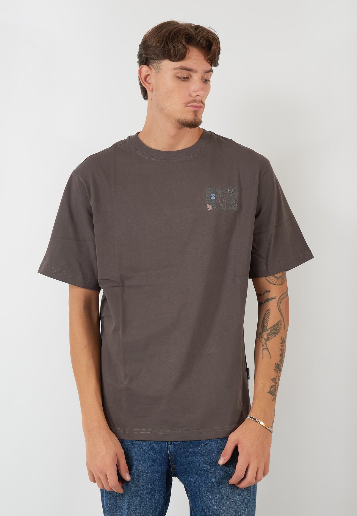 T-SHIRT NELSON GRIGIA