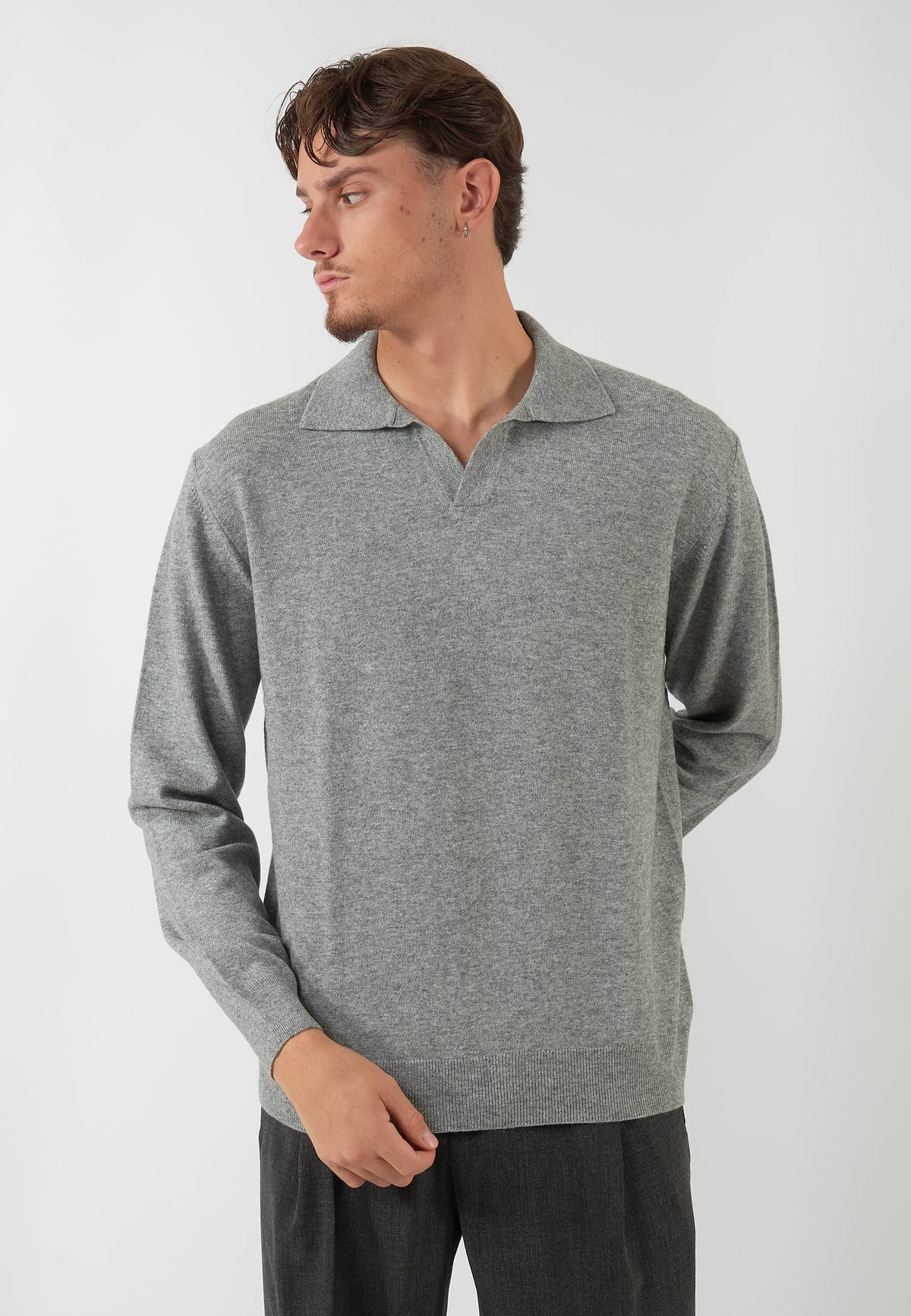 POLO SKIPPER GRIGIA