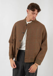 BOMBER CHECK MARRONE