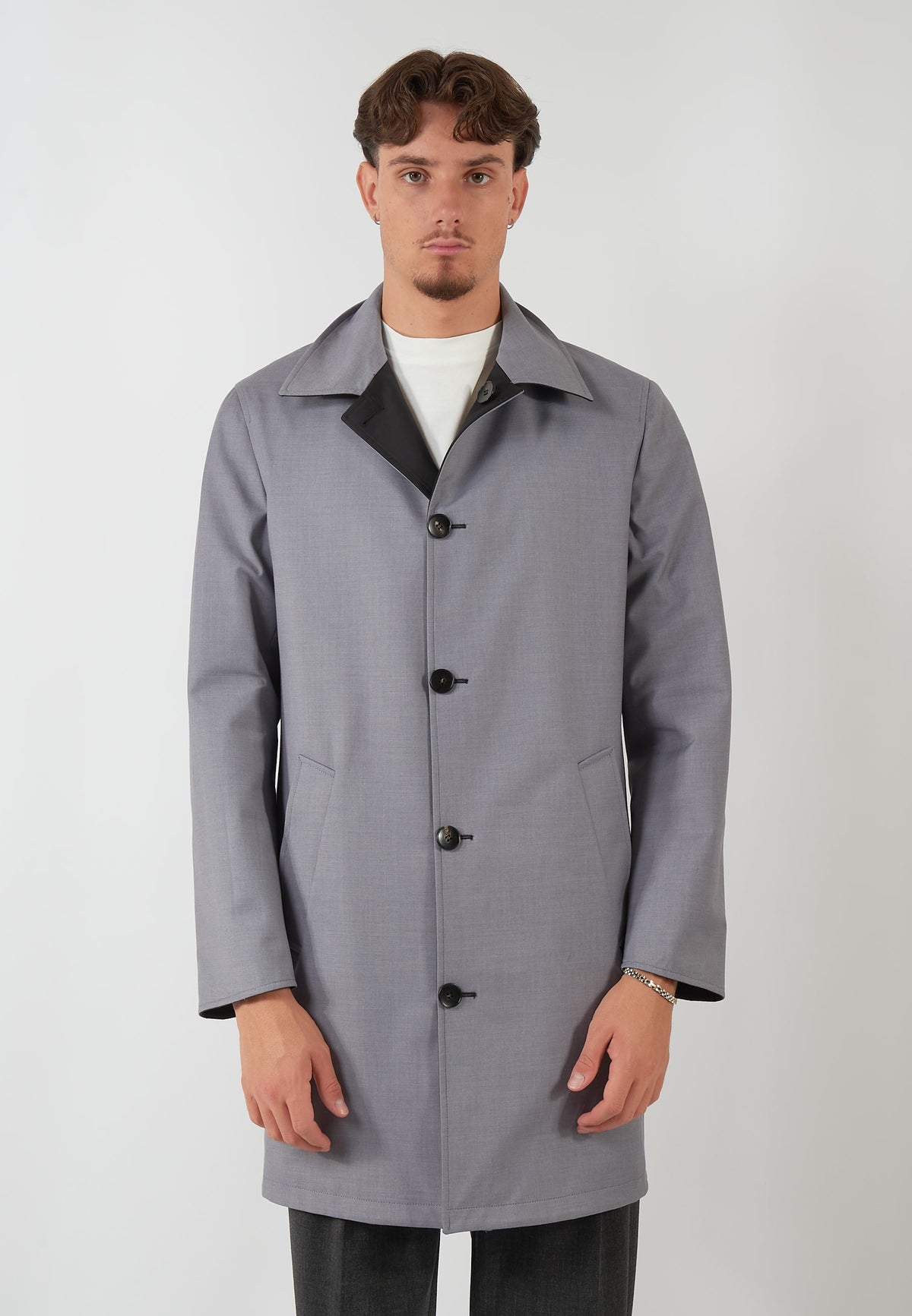 TRENCH SOPRABITO NERO