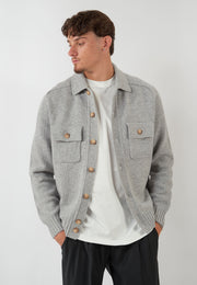 GIACCA IN MAGLIA GRIGIA