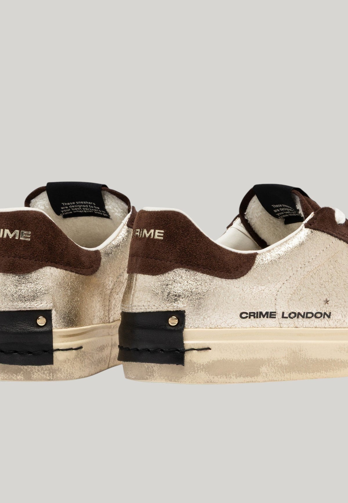 SNEAKERS DECOSTRUCTED ORO