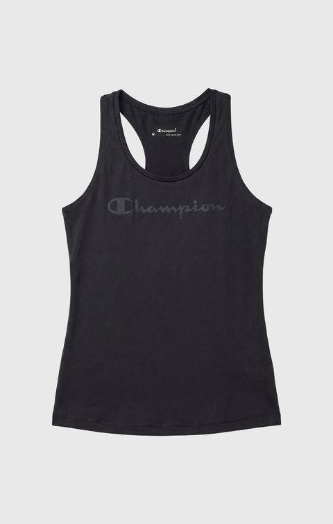 Champion Canotta Running Donna 119138-KK001 Nero - Top Running