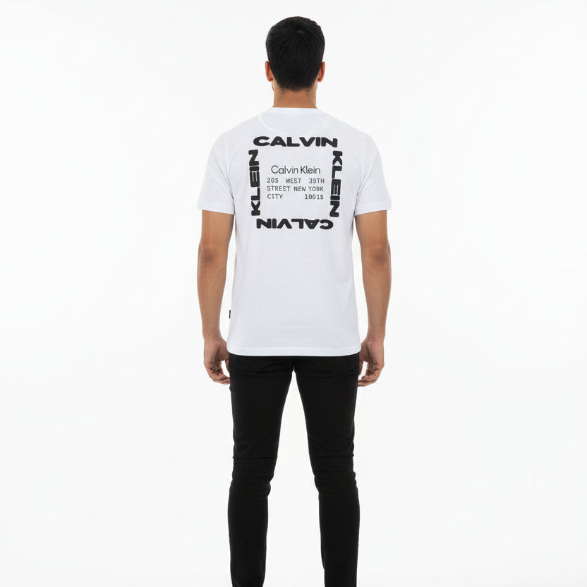 Calvin Klein Maglietta LV14RE830G YAA Uomo Bianco - T-Shirt Cotone