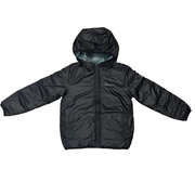 Champion Giubbotto con cappuccio reversibile 306570 NBK/BLG nero-blu