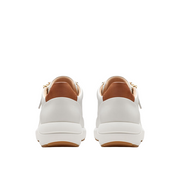 Clarks scarpa casual da donna Tivoli Zip 176650 D bianco sporco