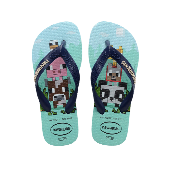Havaianas ciabatta infradito da ragazza Minecraft 4145125-1056 azzurro-lavanda
