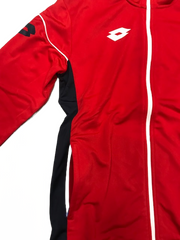 Lotto Tuta sportiva da ragazzo Suit stars EVO PL RIB JR R9760 flame-navy