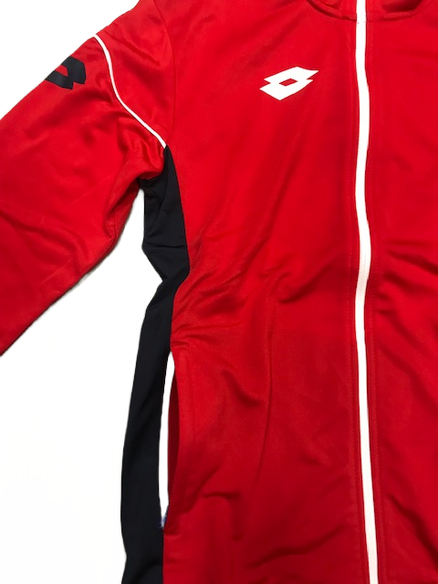 Lotto Tuta sportiva da ragazzo Suit stars EVO PL RIB JR R9760 flame-navy