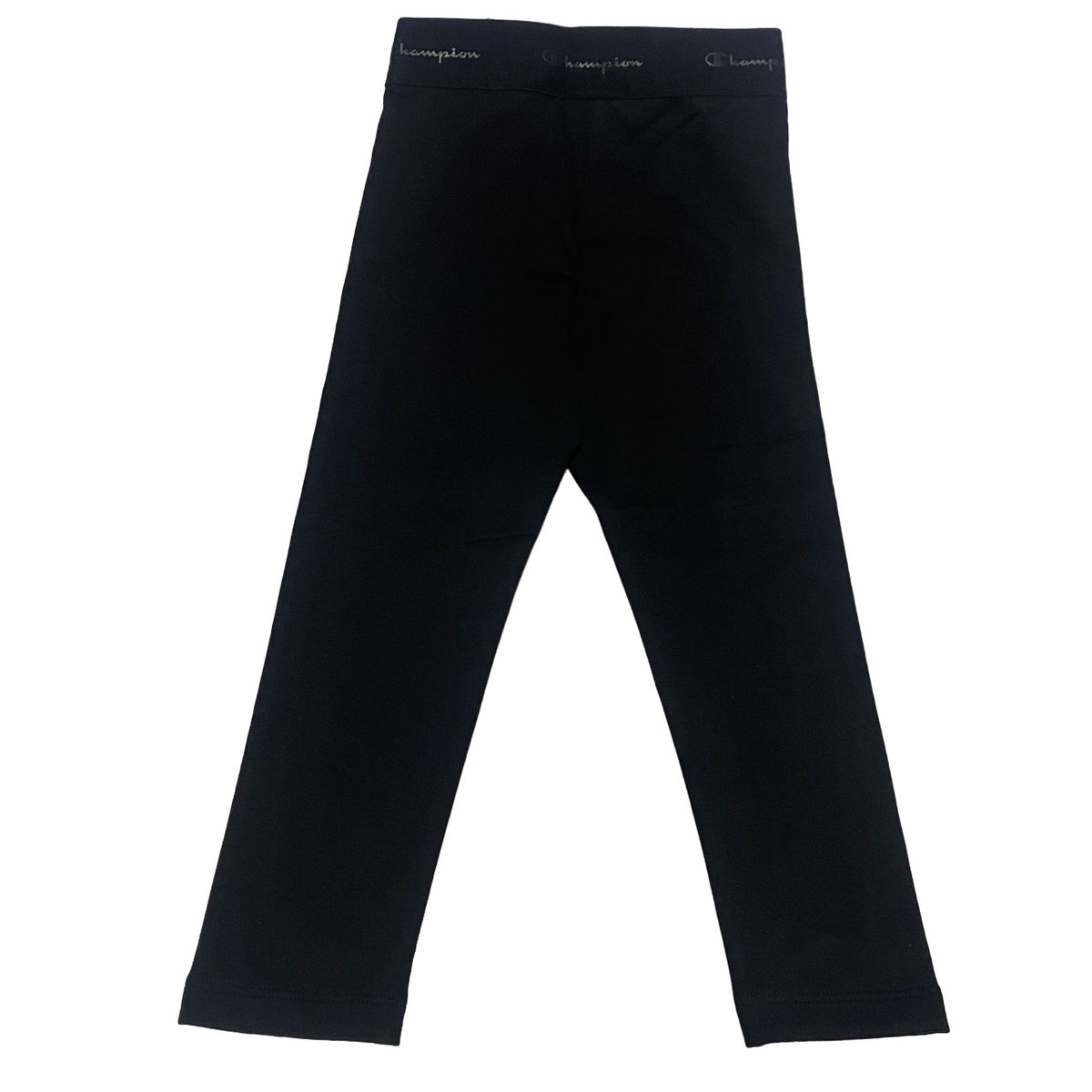 Champion pantalone sportivo da ragazza con logo sulla gamba Leggings American 404769 KK001 nero