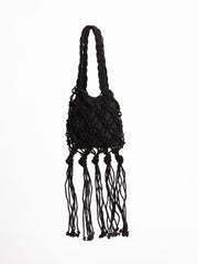 Hand-Knit Mini Glitter Bag
