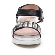 Stonefly sandalo casual da donna Elody 11 Nappa Sintetico Intreccio 213861 000 nero