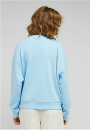 Lee Felpa garzata da ragazza Crew SWS L53LSRA32 shasta blue