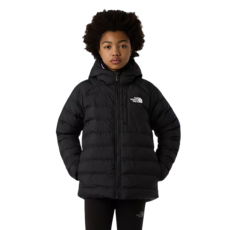 The North Face Giacca Reversibile Perrito NF0A88UEWOO Ragazzi Nero-Grigio - Piumino Junior