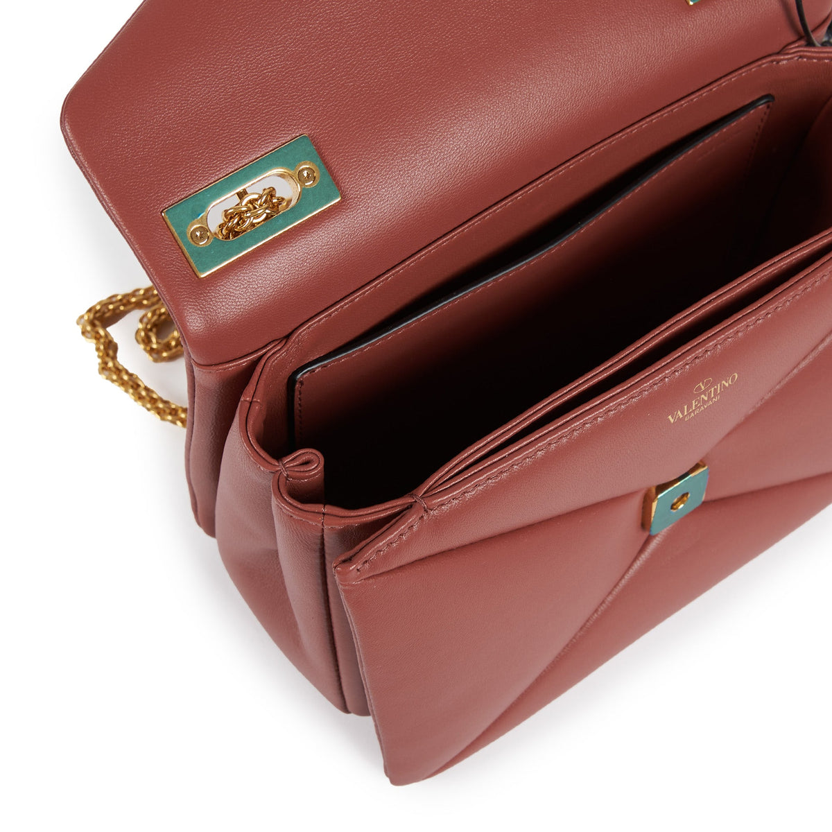 BORSA A SPALLA ONE STUD MARRONE
