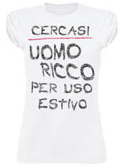 T-shirt Donna STREET STYLE Cotone Bio Slub