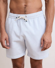 Costume Swim Uomo Light Blue/White