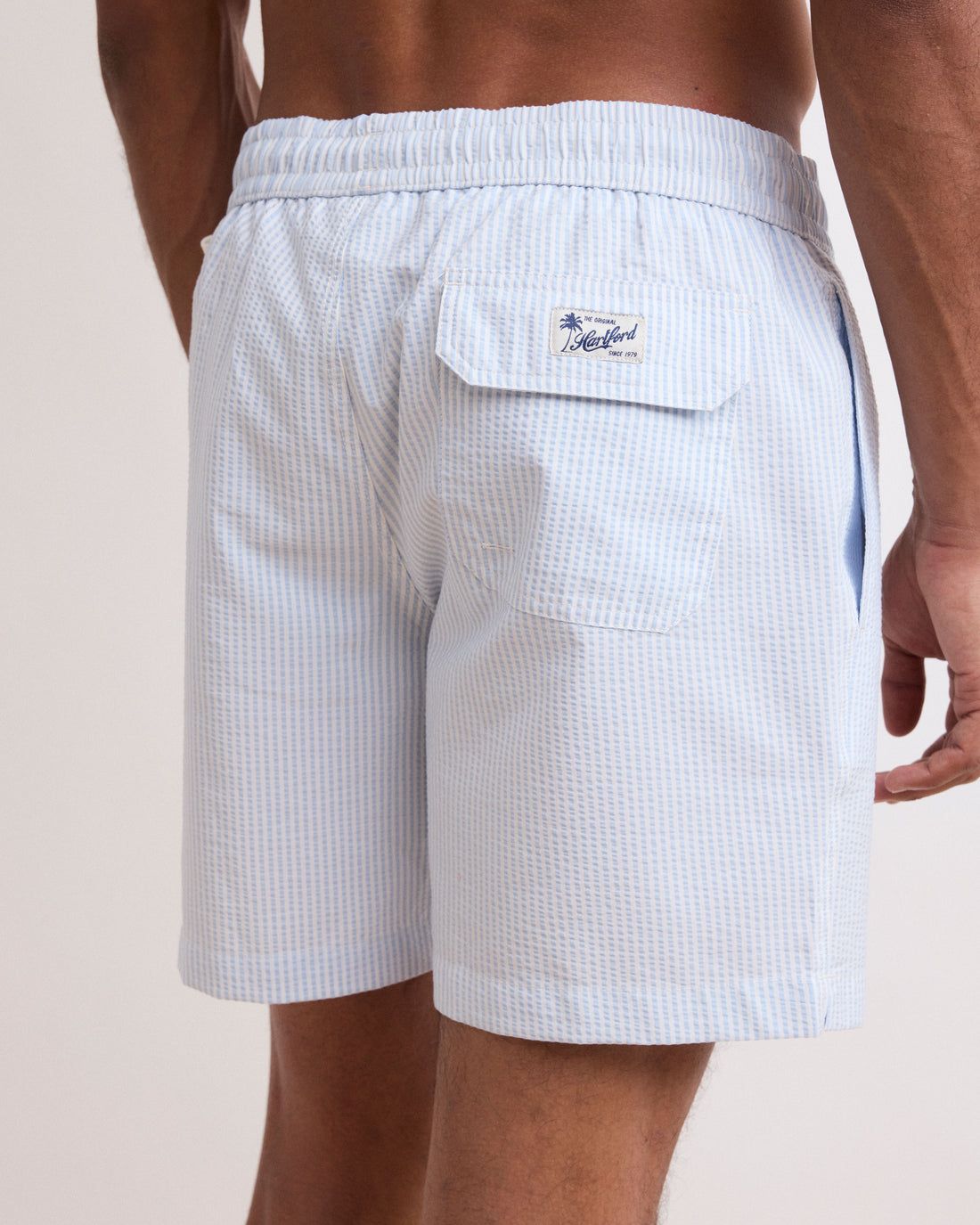 Costume Swim Uomo Light Blue/White