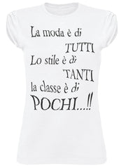 T-shirt Slub Donna Street Style - Cotone 100%