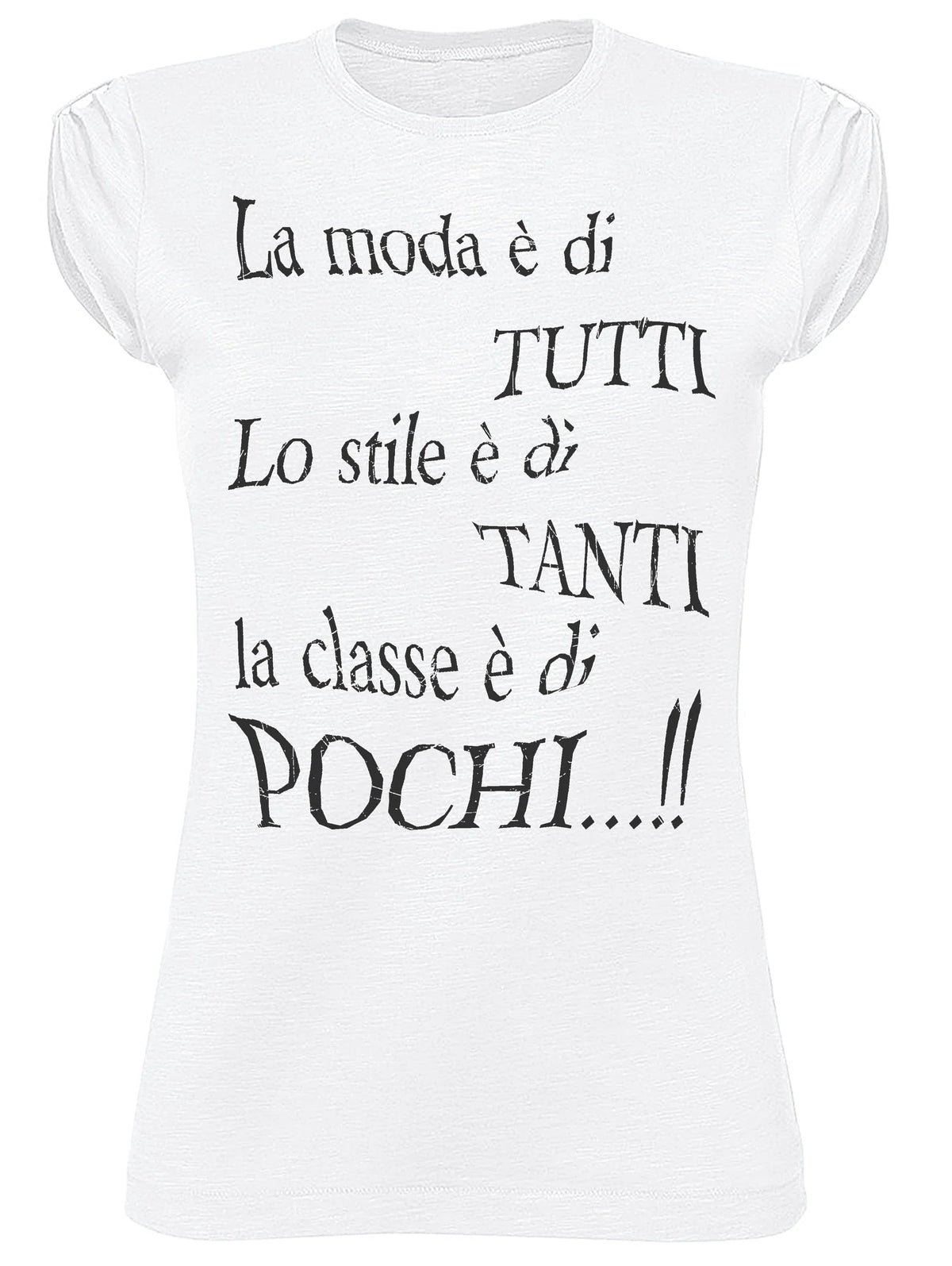 T-shirt Slub Donna Street Style - Cotone 100%