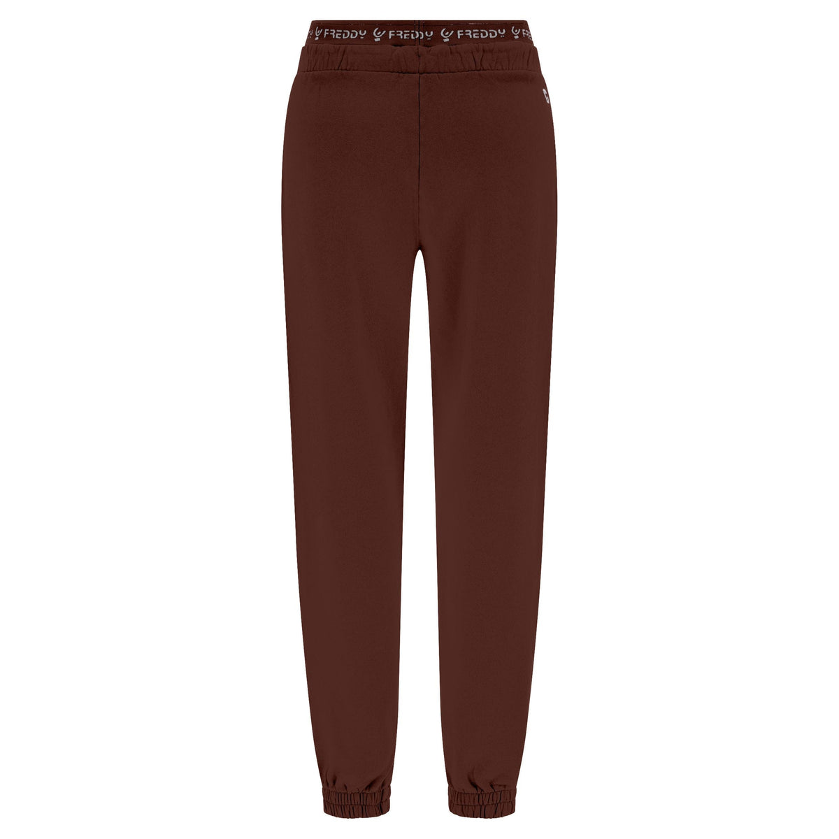 Freddy Pantaloni sportivi in felpa garzata con elastico JOGGER1C024X M79X Chocolate Fondant Direct Dyed