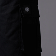 Dolly Noire Pantaloncino Cargo in Cotone Ripstop Easyshort pa901-qe-01 nero